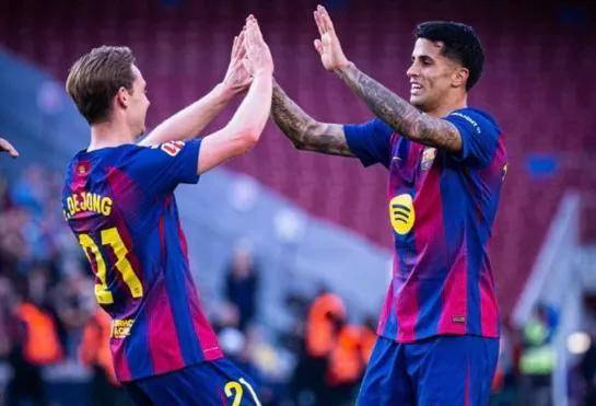 西甲第25轮焦点战:巴塞罗那3-0完胜莱万特,主场迎来16连胜